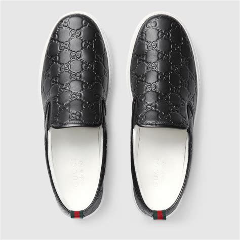 vintage gucci mens shoes slip on|Gucci slip on sneakers men's.